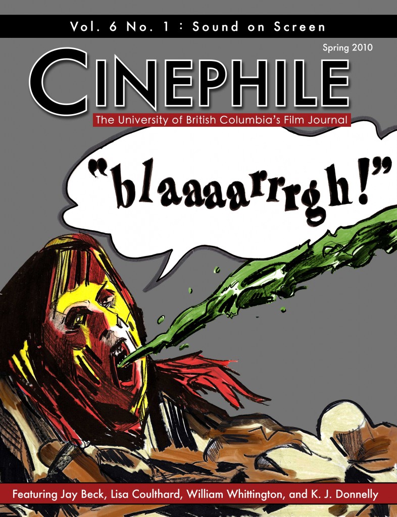 Cinephile Vol. 6, No. 1: Sound on Screen